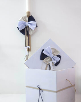 Set of Candle & Box "Bow ties"